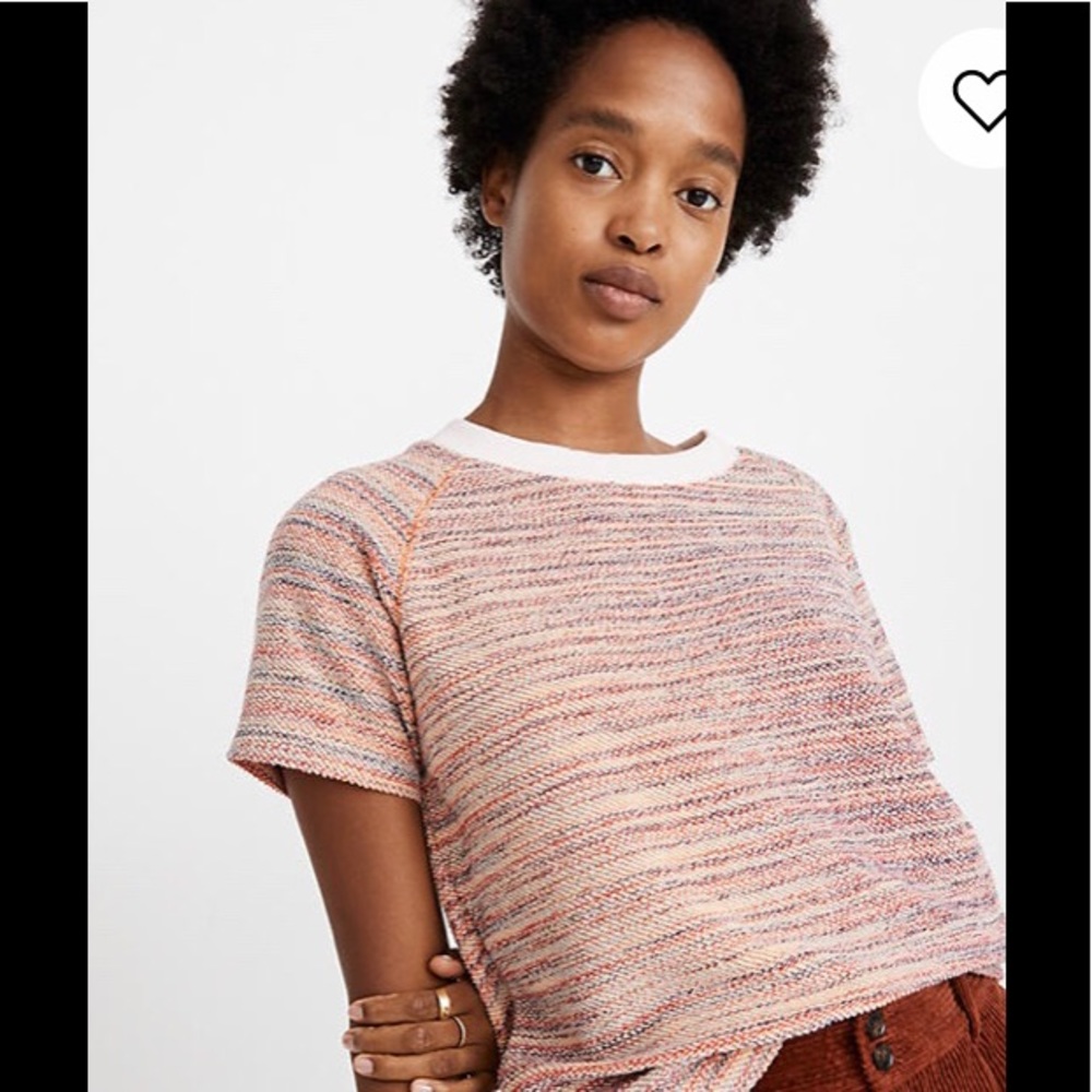Madewell Texture and Thread Sweatshirt Tee